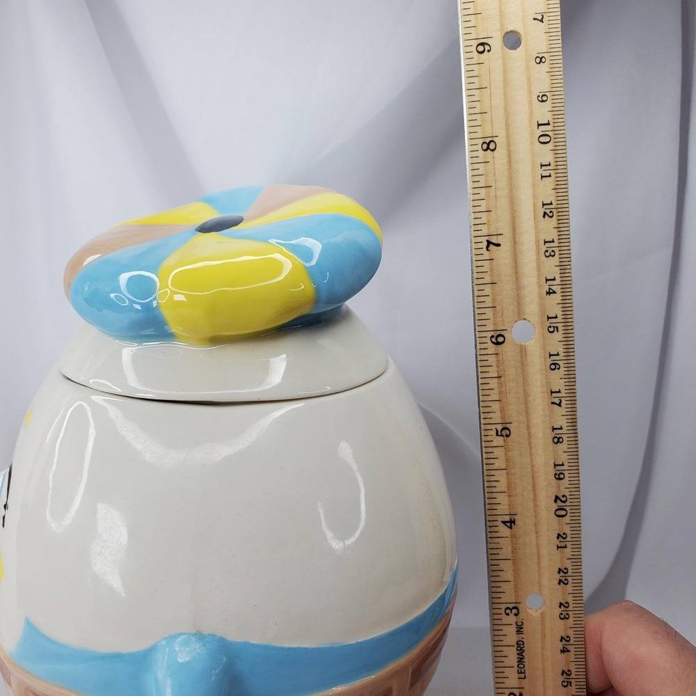 Vintage Humpty Dumpty Ceramic Cookie Jar Nursery Rhyme Collectible Kitchen Decor - Picture 9 of 15